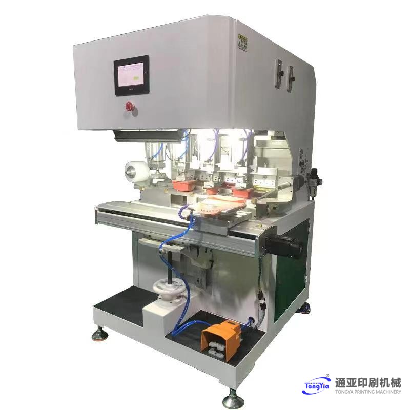 TY-150SD4SC伺服独立胶头四色穿梭移印机