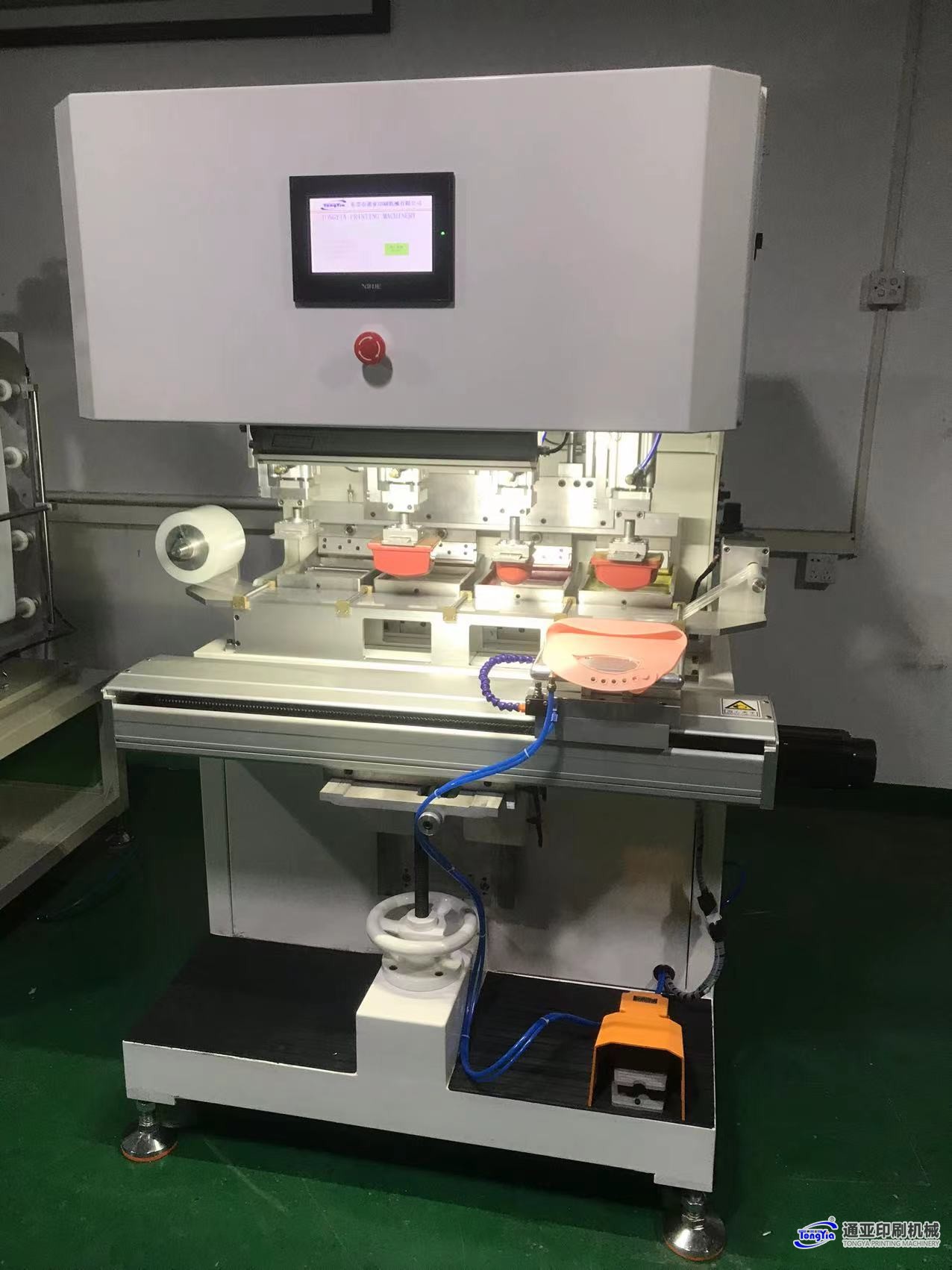 TY-150SD4SC伺服独立胶头四色穿梭移印机