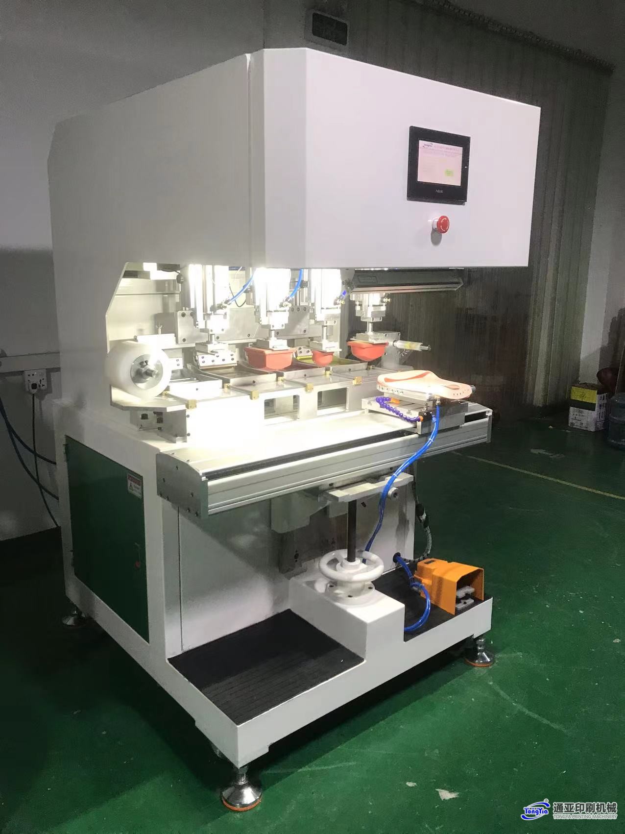 TY-150SD4SC伺服独立胶头四色穿梭移印机