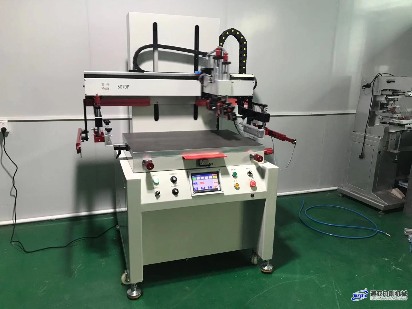 TYS-5070D电动吸气式平面丝印机