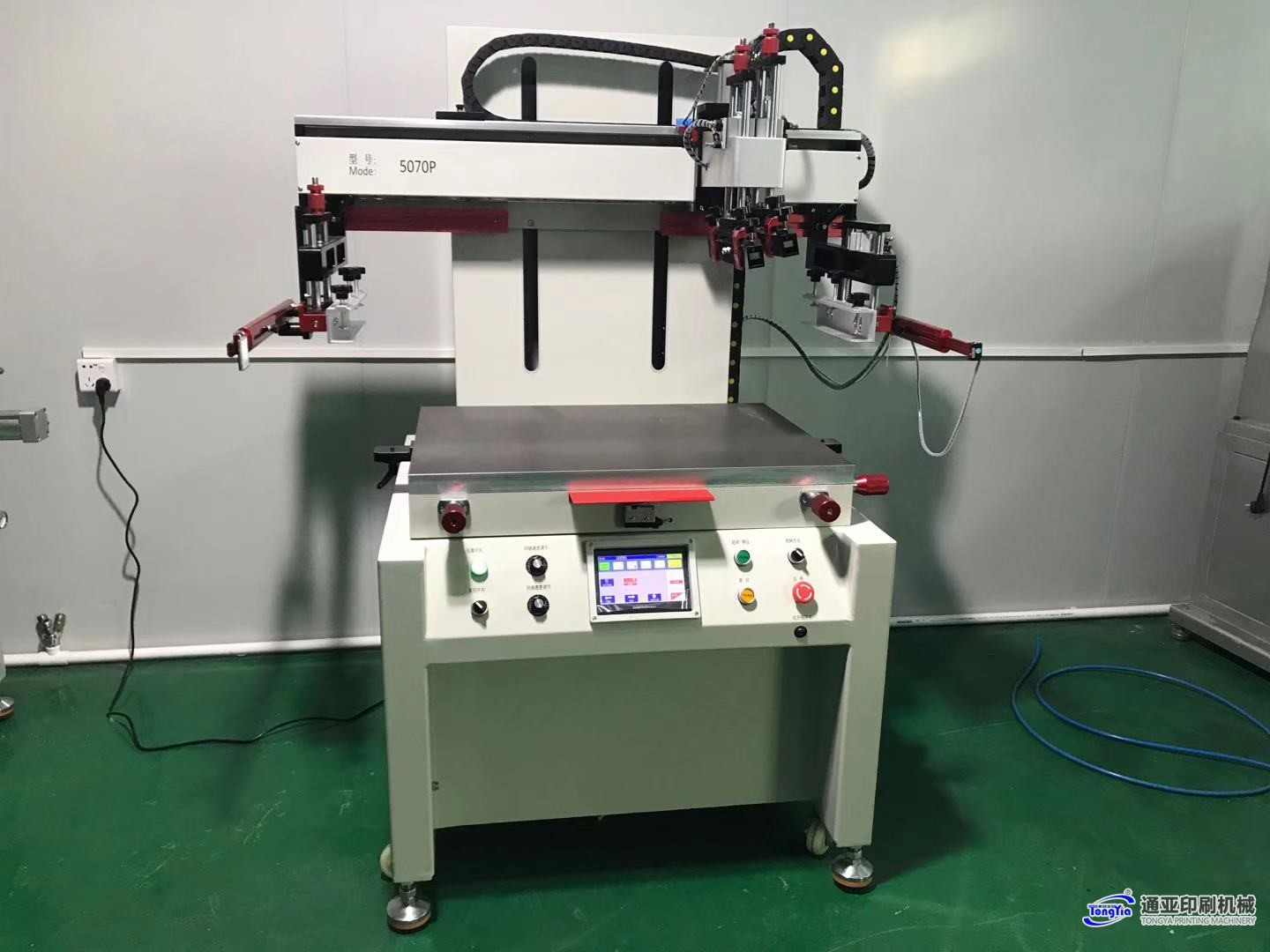 TYS-5070D电动吸气式平面丝印机